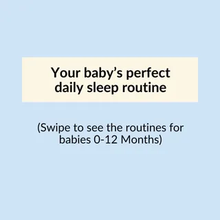 Your baby’s perfect daily sleep schedule is right here 🙌🏽 Swipe through for age-appropriate daily routines →

Most parents don’t realise this, but your baby’s night sleep depends almost entirely on wh
