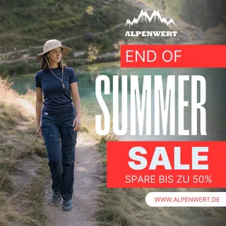 ☀️ End of Summer Sale bei Alpenwert 🌄
Die Saison neigt sich dem Ende zu – jetzt heißt’s sparen! Auf alpenwert.de bekommst du aktuell Outdoor-Ausrüstung mit bis zu 50 % Rabatt – von Wanderhosen über Sc