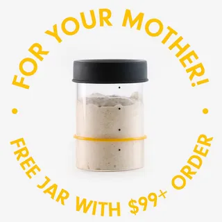 Your mom deserves a good starter jar!

Get a FREE Sourhouse Starter Jar (either size) with $99+ purchase of Sourhouse products at sourhouse.co

Use Code: 
GiveMomAJar26

Expries 4/26/26 @ 11:59 PM