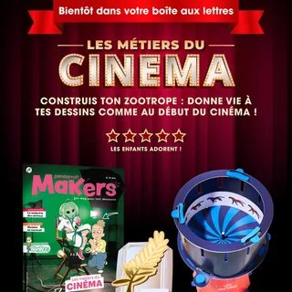 🎬 L'ÉQUIPE PANDACRAFT PRÉSENTE 🎬 

Notre nouveau kit "Le Cinéma" ! Réalisateur, chef opérateur, costumier, ingénieur du son... Plongez dans les coulisses du 7ème art et découvrez tous les secrets de f