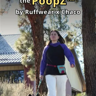 Meet the PoopZ™: The Ruffwear x Chaco collab. The world’s first performance sandal designed to carry the load, empty or full. Because your hands should be for trekking poles and treats, not little gre