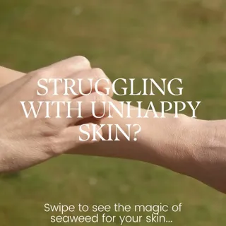 Skin struggles can feel endless, the dryness, the irritation, the discomfort… especially when nothing seems to work.

Our seaweed-powered formulations are designed to support your skin gently but effe