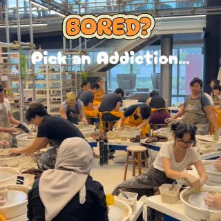 Looking for a new hobby? 

This might be the one 🏺💛
Our pottery studio offers a variety of classes you’ll truly enjoy (and maybe get a little obsessed with 😉)

Come visit us!
TAP THE LINK ON BIO TO VI