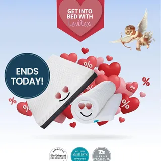 Love was in the air all week, now it’s finally time to get it into bed…on a genuinely good mattress 🤭

The 15% off ends today, just use code GETINTOBED at check-out to claim.