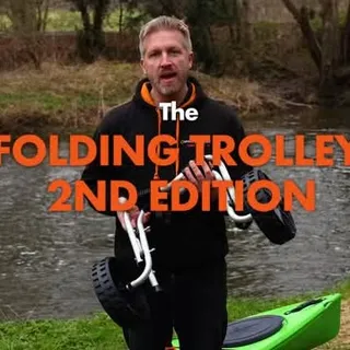 Our folding trolley offers a great solution to get you kayak down to the waterside. 

Once folded it is compact enough to take on board with you so that you can use it further down your route if neede