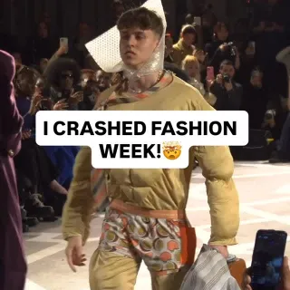 I Crashed Fashion Week… 🤯
